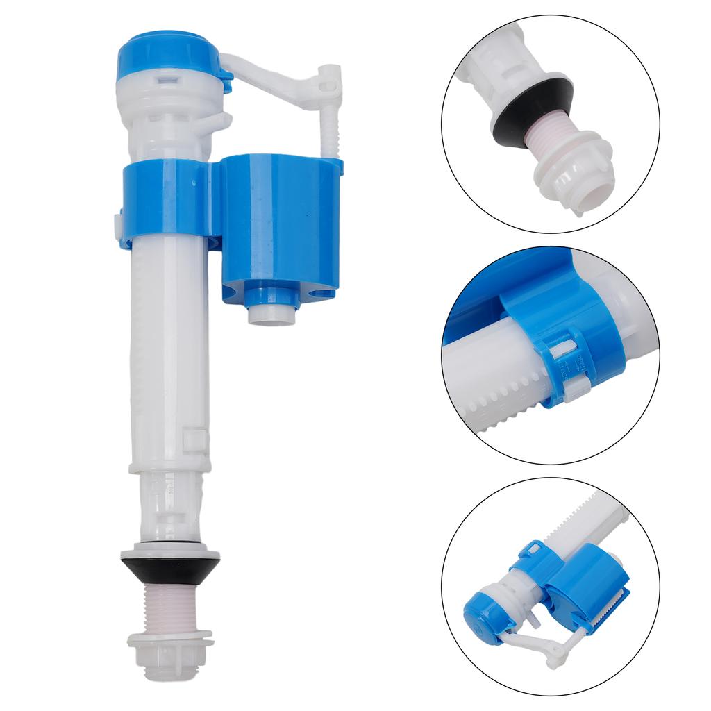 Adjustable Water Level Entry  Silent Water Saving G12 Bottom Inlet Toilet Cistern Fill Valve for Efficient Water Drainage