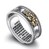 Men's Jewelry Feng Shui Pixiu Mani Mantra Protection Wealth Ring