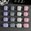 Popping beads shiny candy color earphone protective case AirPods 1 generation love pink diamond earphone cover pro1 with hook