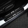 4pcs Car Threshold Strip Stickers Anti-Scratch Sticker Door Sill Car Accessories for Morris Garages MG ZS HS Logo Car Door Sill