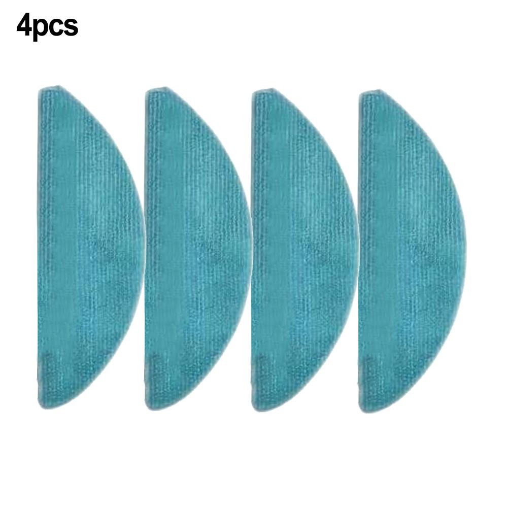 4 Pack Microfiber Mop Cloth Kit For Cecotec For Conga M50 Robot Vacuum Cleaner Replacement Floor Mopping Accessory