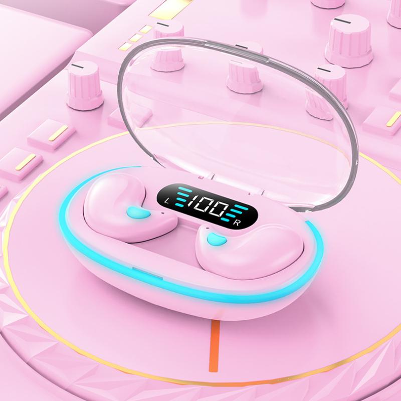 Nieuwe onzichtbare Mini Sleep draadloze Bluetooth-headset Slaapt Zijkant