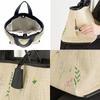 Tote Deli 3585 3586 Women's Bag, Elegant, Horizontal, Wide, LT.