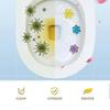 6 Stück Toilettenreiniger Blume Blume Aromatisch Toilettengel Toiletten-Deodorant-Reiniger Toiletten-Duft Haushalts-Aromatischer Reiniger