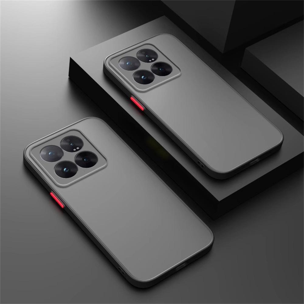 Luxury Matte Transparent Phone Case for Poco X6 Pocophone X6 Pro 5G Shockproof Cover Cases