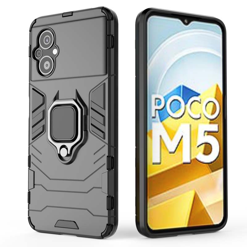 For Xiaomi Poco M5 M5S Case POCO X3 X4 X5 X6 M6 Pro F5 M3 M4 F3 F4 GT C40 C55 C65 Phone Cover Shockproof Armor Holder Back Coque
