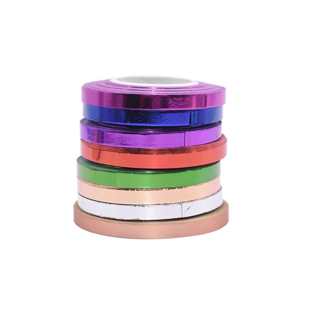 Birthday Party Colorful Gift Wrapping Home DIY Party Supplies Laser Ribbons Foil Balloon Rope