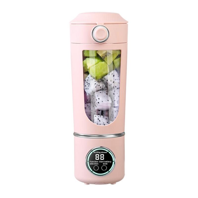 700ml Smoothie Blender Portable USB Rechargeable Juicer with High Speed Motor Mixing Cup for Protein Shakes and Juices