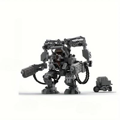 Schwarzer Roboter APU Filmklassiker Bausteine Montage Modell Mecha Roboter Waffe Ziegel Spielzeug Weihnachtsgeschenk