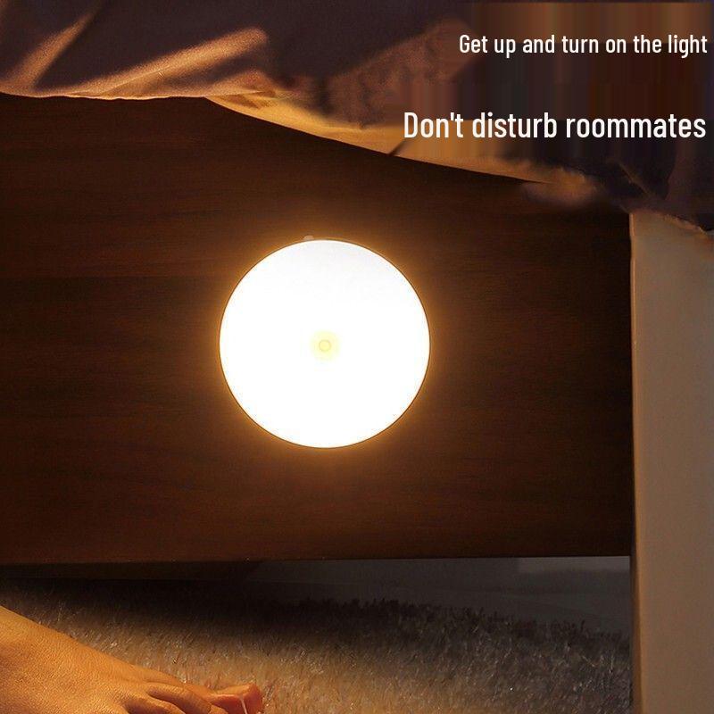LED Magnetic Night Light - Eye-Friendly, Rechargeable, Cool Lighting for Dorms and Bedrooms