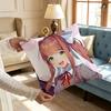 Cartoon Character MMonika Pillow Case Plush Fabric Soft Pillowcase Double Sided Print Sofa Cushion Cover Throw