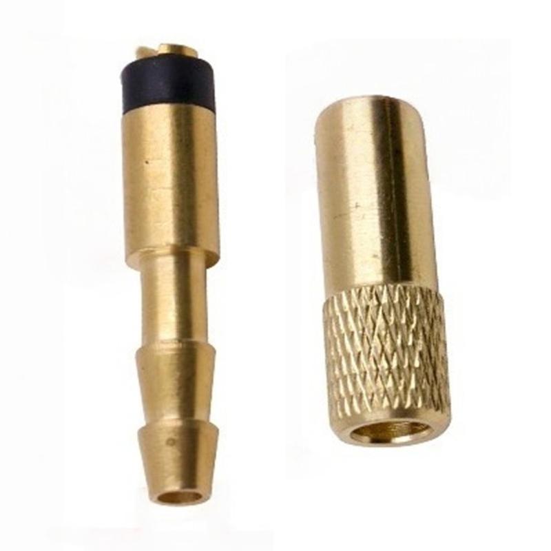 Quick Connection Threaded Copper Air Chuck Adapter Inflation Nozzle Fit for Tire Valves on Automobiles Bikes Motorcycles
