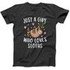 Cute Sloth Shirt for Girls Just A Girl Who Loves Sloths T-Shirt OCT Men's Women's Unisex Longsleeve Tanktop Hoodie Black