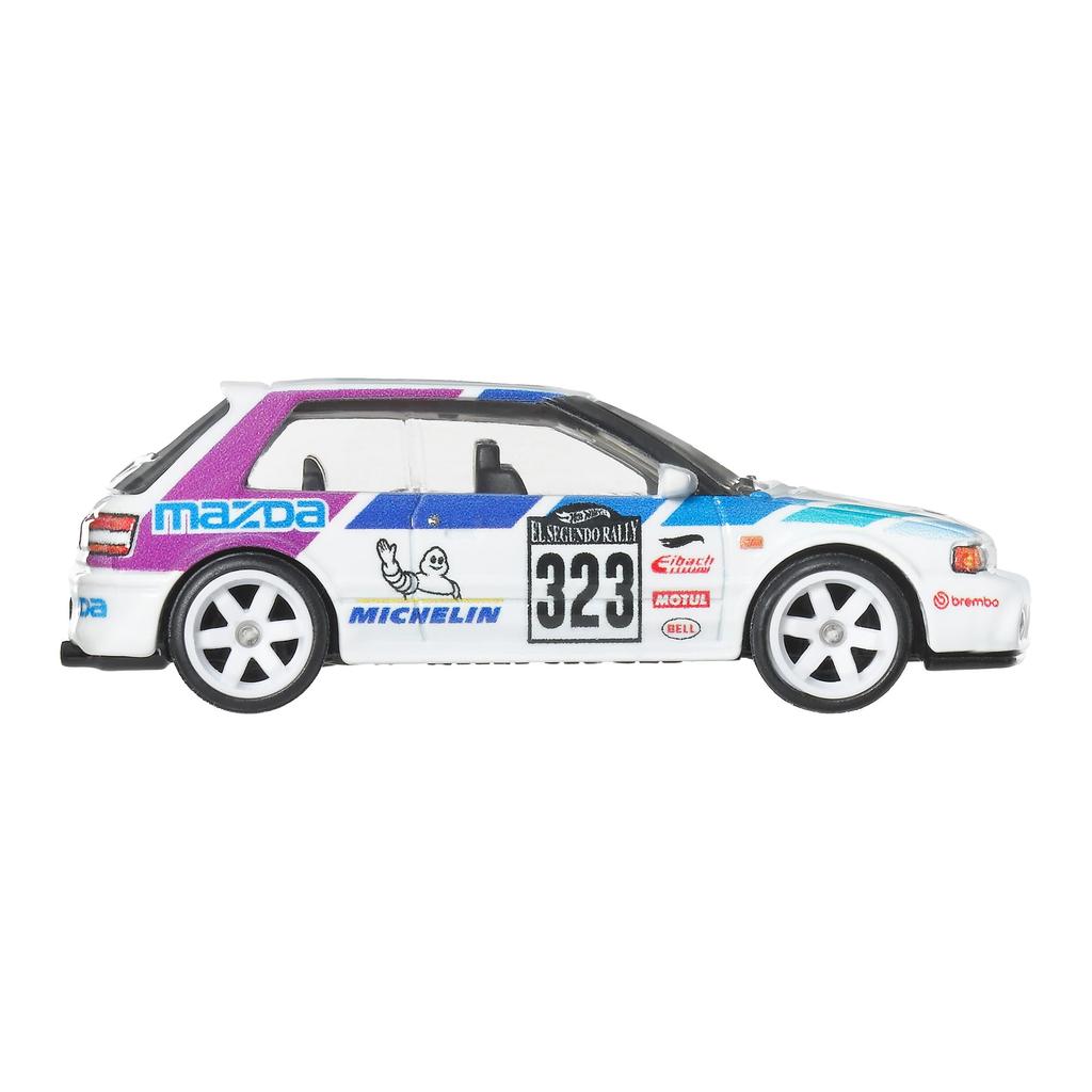 Hot Wheels Car Culture Modern Classics Mazda 323 GTR Vehicle Toy Diecast Car White JKF17 (Ages 3+)