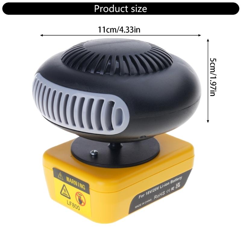 Portable Multifunction Double Mode Heater Cooling Fan Featuring Double USB Charging Port Overheat protections