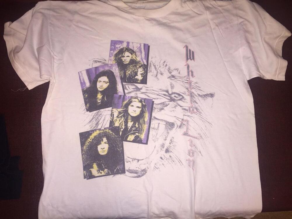 WHITE LION Band TOUR SHIR White Classic Unisex S-5XL Unisex T-Shirt XXXXL