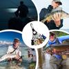6Pcs/Set Squid Jig Baits Protector Fishing Hook Cover with Carabiner Fishing Lure Protective Caps Fishing Hook Bonnets