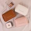 Compact PU Makeup Bag: Portable Coin Purse & Cosmetic Pouch