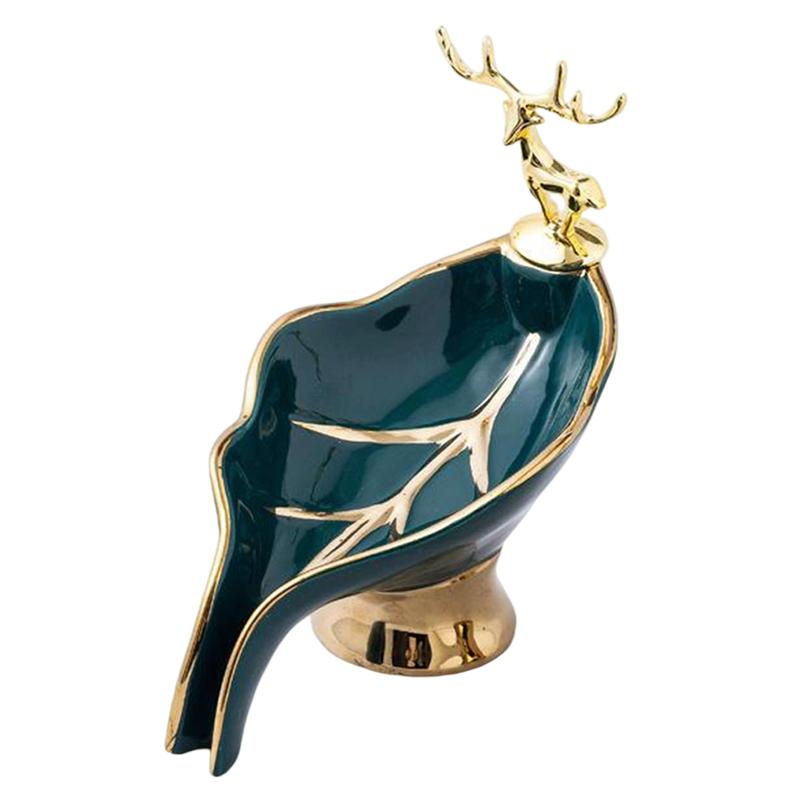 Light Bathroom Household Drain Soap Rack Leaf Shape Portable Luxury Style Soap Holder Tray New Creation