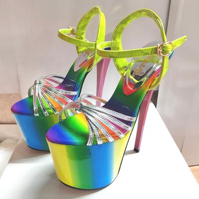 Luxury Women's Sandals 19cm Super High Heels Summer Shoes Platform New Sexy Heeled Flip Flops Dance Stripper Fetish Shoes Female