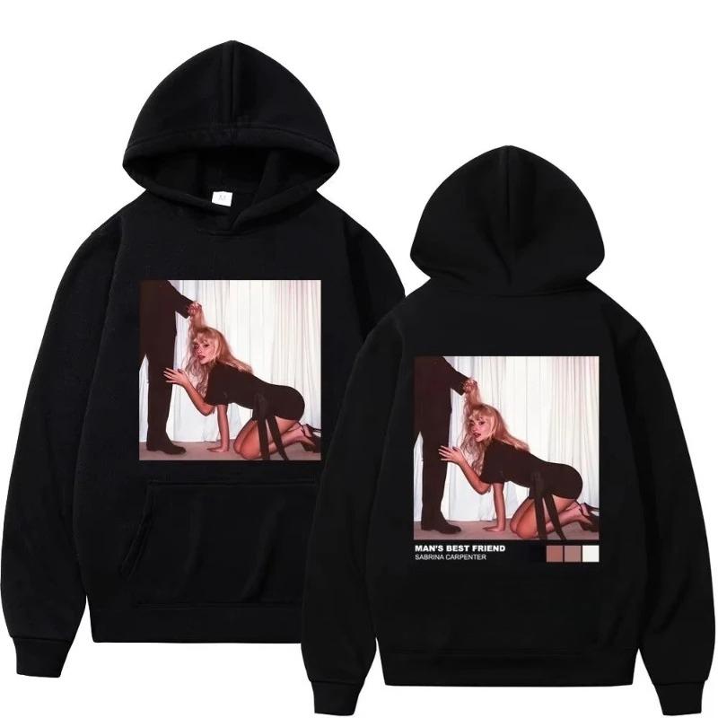 Sabrina Carpenter Printed Hoodie for Men and Women, Fashionable Loose Casual Fleece Hip-hop High-quality Hoodie, Street Warm Top