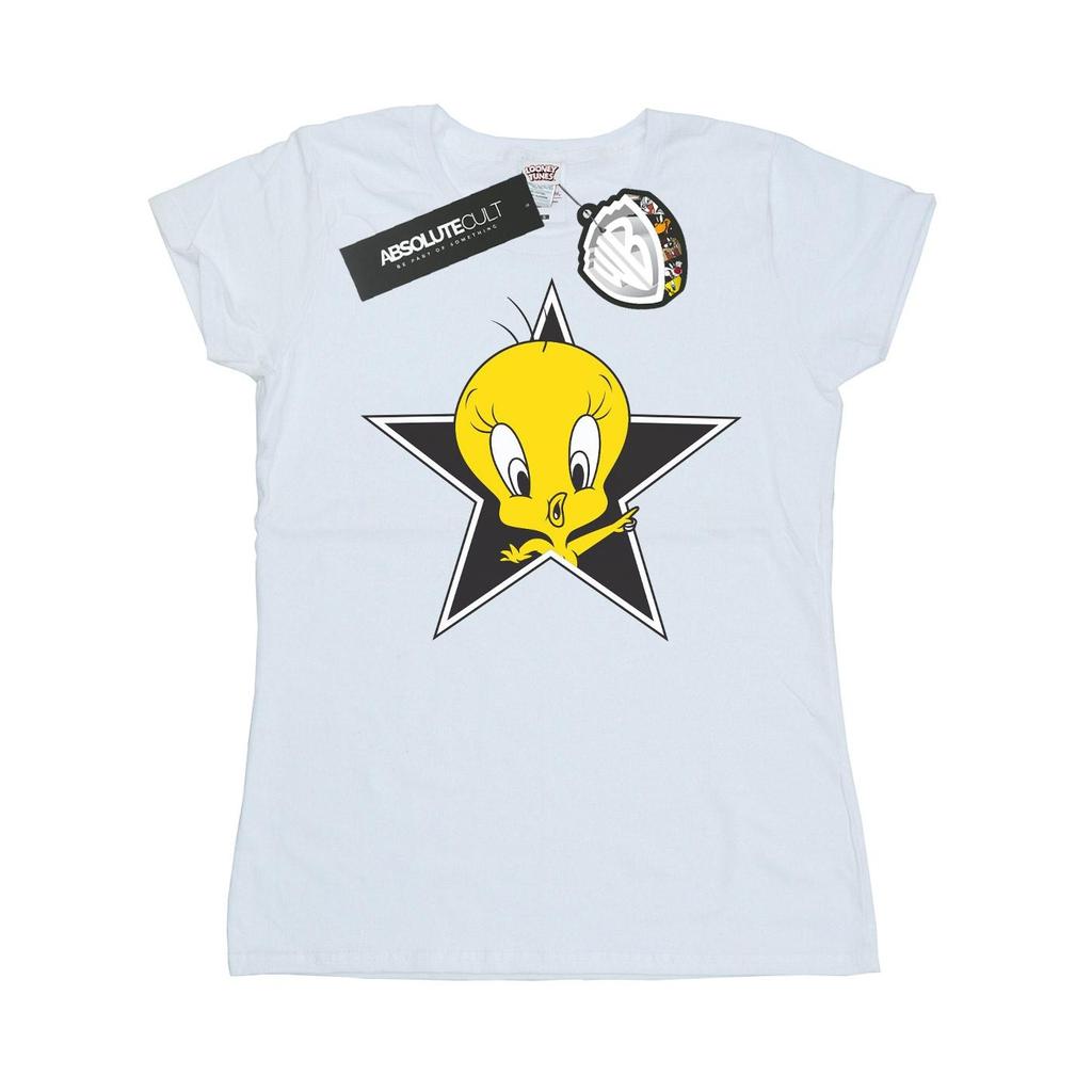 Looney Tunes Womens/Ladies Tweety Pie Star Cotton T-Shirt
