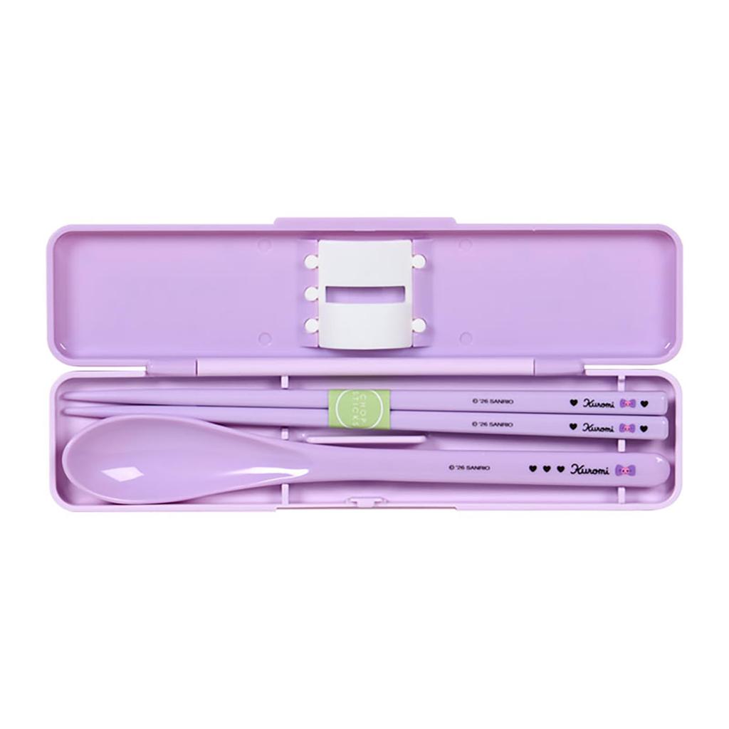 Sanrio Relief Chopsticks Spoon Kuromi 646521 (SANRIO) & -
