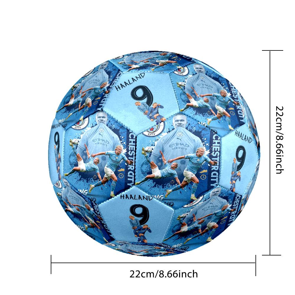 Haaland Norway Football Soccer Ball Size 5 Football Machinestitched Indooroutdoor Universal Football Surprise Collection Gift
