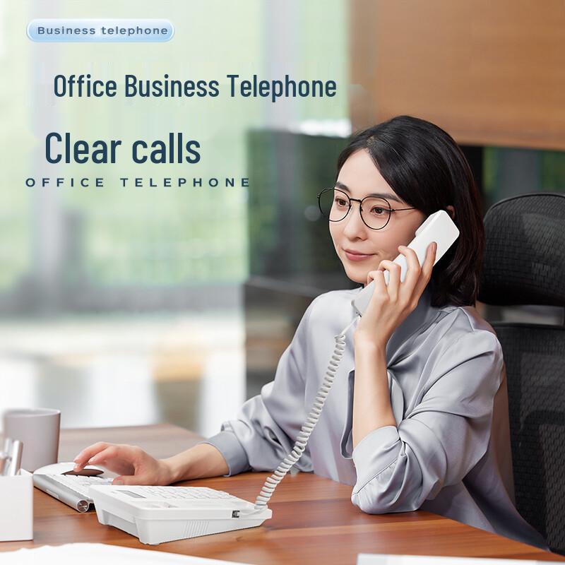 Deli Corded Landline Desk Phone
