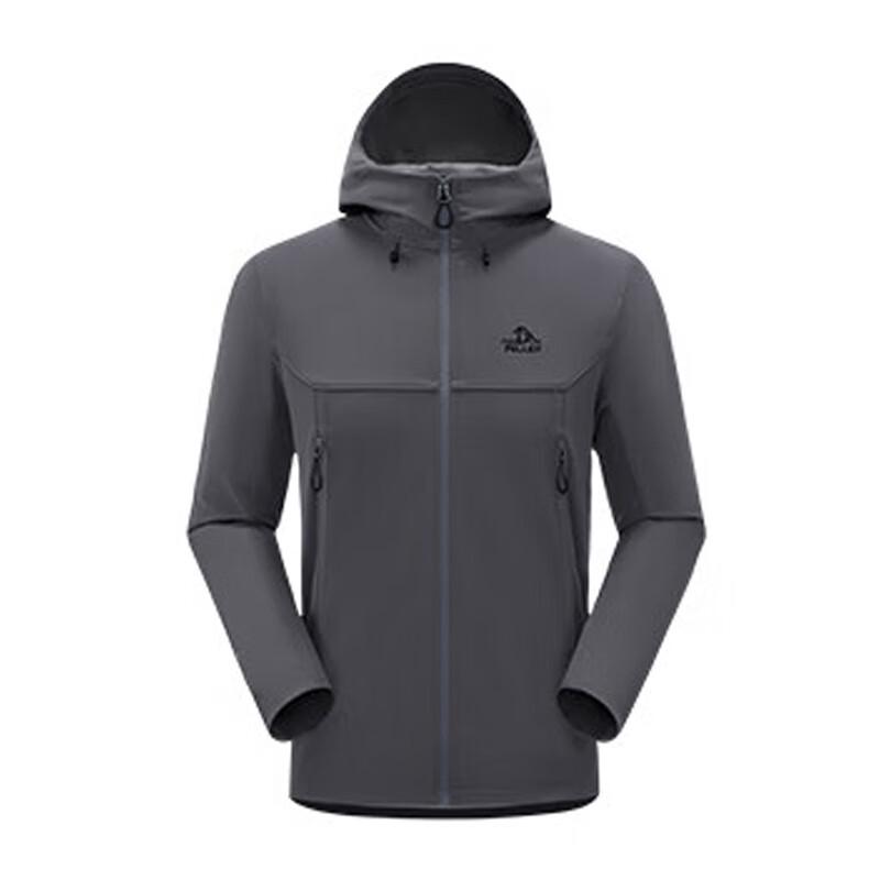 PELLIOT Men's Hooded Windproof Softshell Jacket