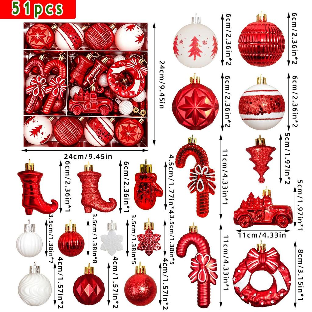 Christmas Balls Ornaments Xmas Tree Decorations Home Indoor Holiday Party Decor Navidad New Year Gift Supplies