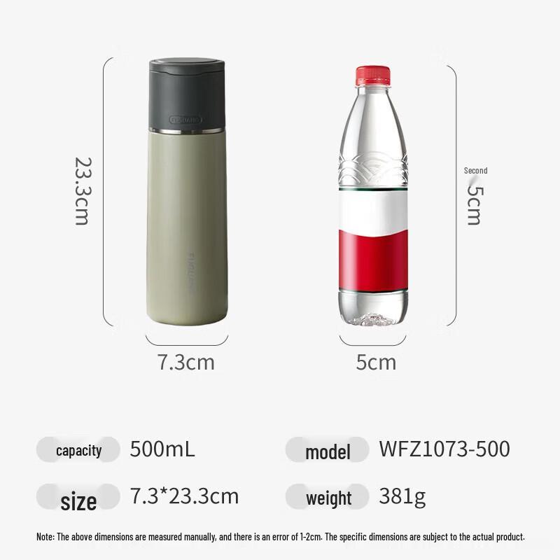 Fuguang 316 Stainless Steel Double-Drink Insulated Bottle