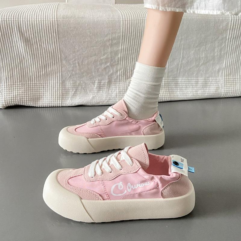 Summer new breathable little white shoes casual big head shoes versatile Korean version board shoes platform muffin shoes women's shoes