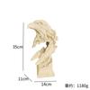 Amerikanische Retro-Simulation Tierkopfstatue Wolf Löwe Tiger Adler Pferd Skulptur Home Wohnzimmer Schlafzimmer Bücherregal Dekoration