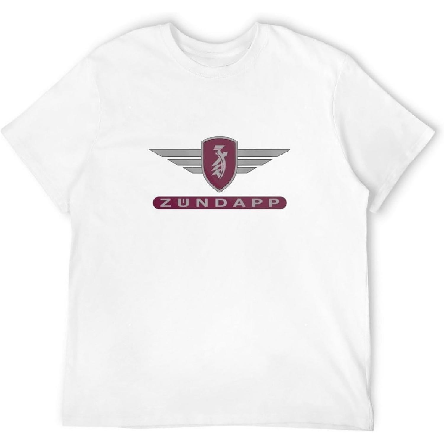 RKICAV Zundapp T-Shirt Graphic Unisex Basic Men Short Sleeve Men Cotton Casual T-Shirt Tee Shirt XXXXXL белый