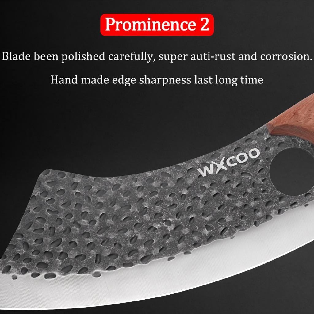 1PCS Stainless Steel Chef Knife Utility Knife Kitchen Tool Professional Knife Meat Cleaver Butcher Knife