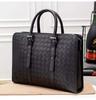 Baodanjia Same Leather Woven Briefcase Korean Version Business Simple Handbag Shoulder Messenger Bag Computer Bag Tide