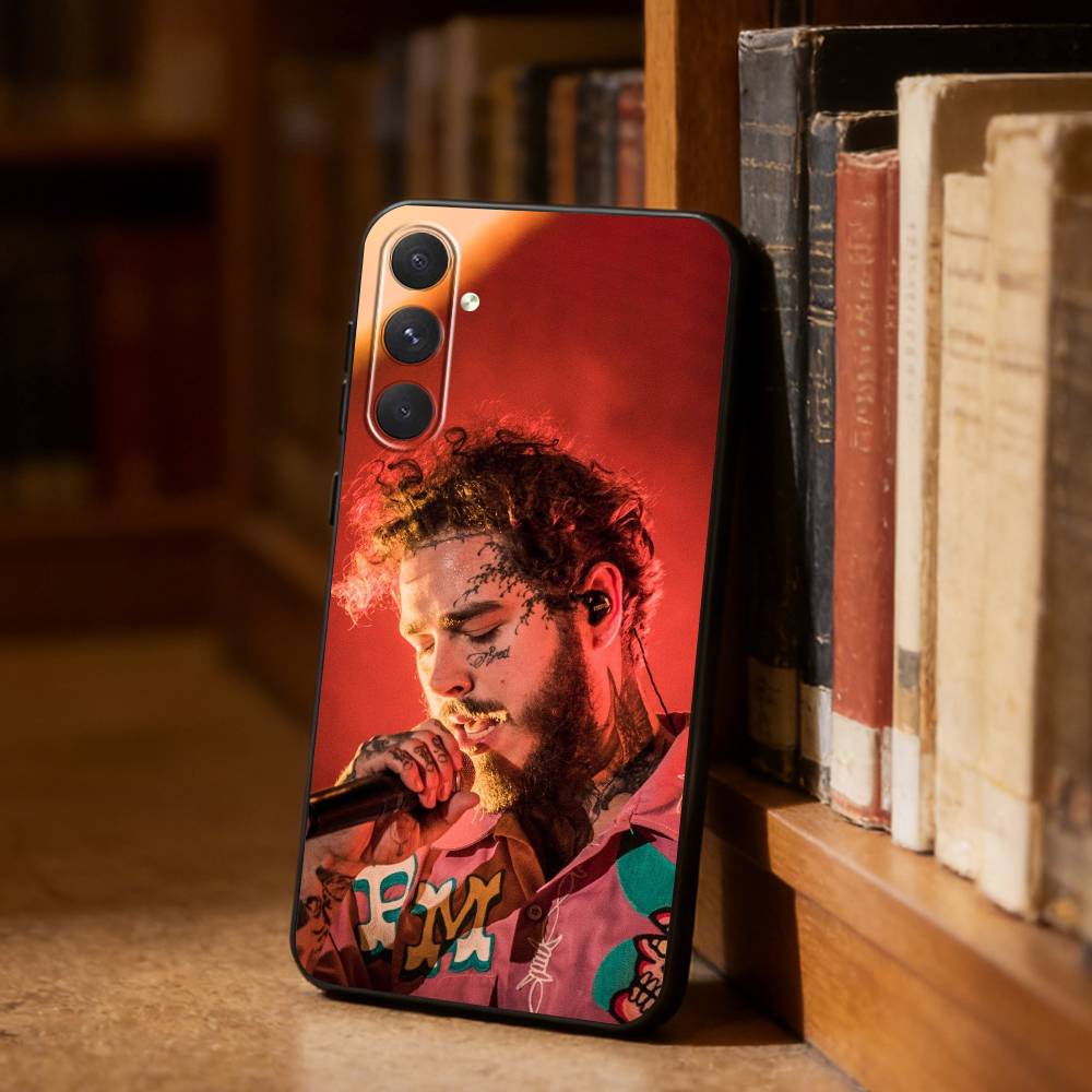 King P-Post M-Malone  Phone Case For Samsung S26,S25,S24,S23,S22,S21,Ultra,Plus,FE Black Soft Cover