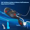 4 In 1 Vibrating APP Controlled Male Masturbator Penis Vibrator Trainer Sex Toy Stroker with Cock Ring Testicle Masturbators Vibrators for Men
