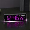 LED Multifunctional Alarm Clock Simple Clock Atmosphere Light Alarm Clock Bedside Clock