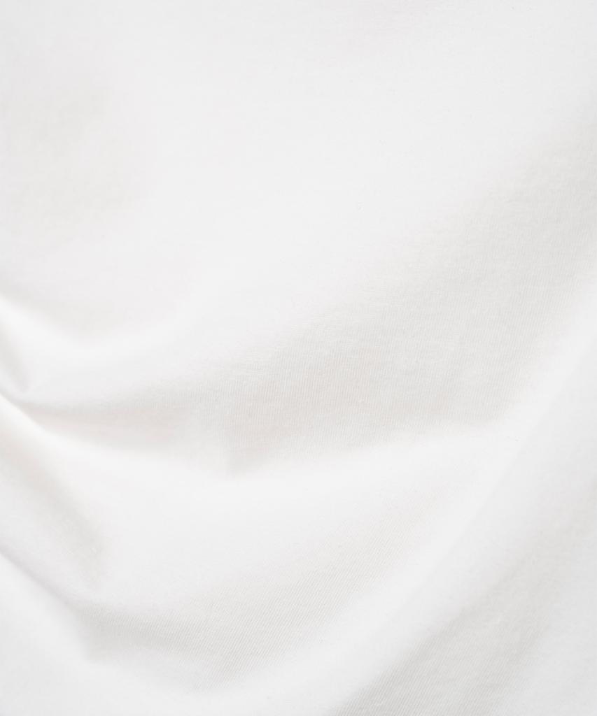 MILLO WOMEN Asymmetric Shirred Top [White]
