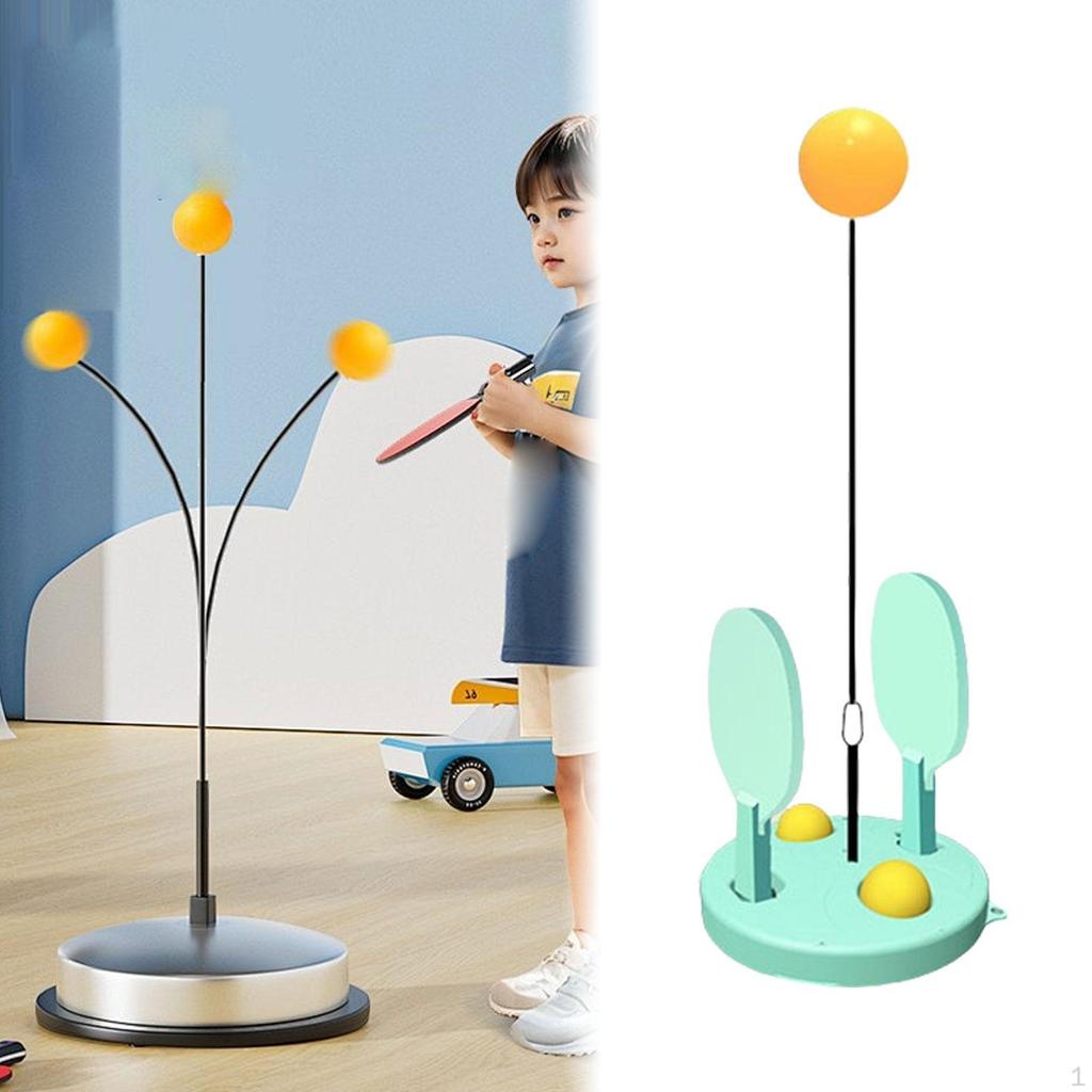 Pong Balls Paddles Set Game Hand Eye Coordination Adults and Kids Soft Shaft Equipment Table