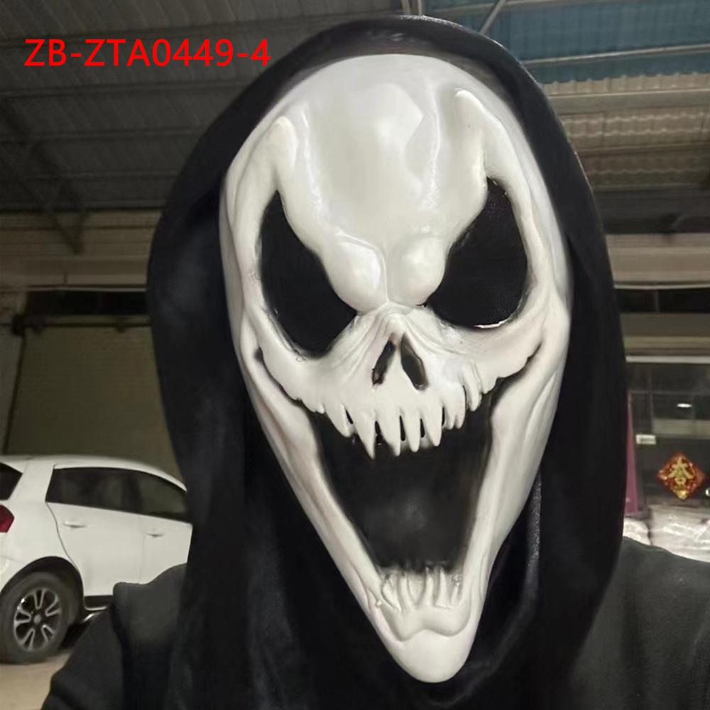 Screaming Ghost Face Head Mask Halloween Mask Helhode Masker for Cosplay