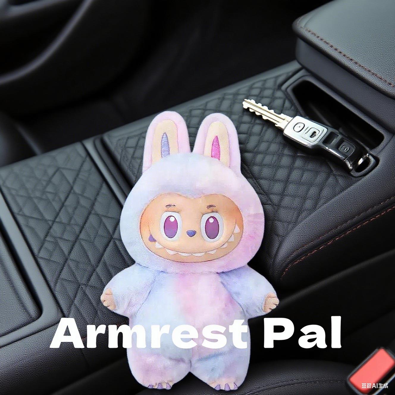 

Милые автомобильные аксессуары | Новая плюшевая кукла Лабубу, автомобильные аксессуары, украшение для зеркала заднего вида / приборной панели, товары для интерьера 15CM розовый