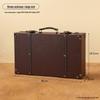 European Antique-Style Suitcase Set: Three-Piece Ornament Display & Storage Box for Home or Photography Props