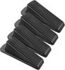 Door Stoppers for Bottom of Door On Floor, Premium Rubber Door Stopper Wedge, Floor Sturdy Stackable Door Stops for Carpet Heavy Duty Door, Door Gaps