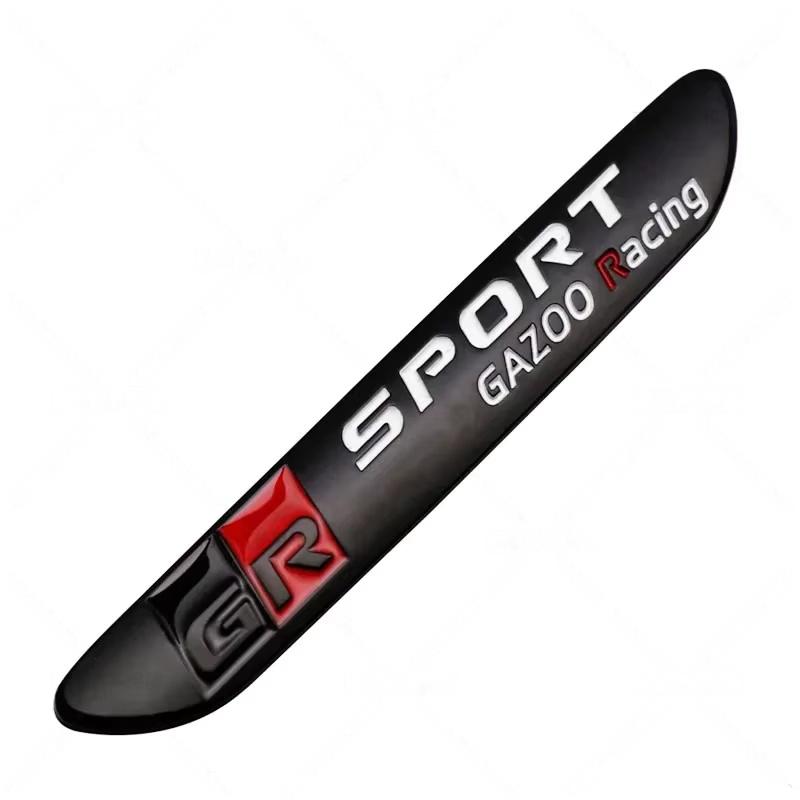 1 ks 3D kovový emblém GR Sport Gazoo Racing na bok blatníku, znak na zadní kufr, nálepka, vysoce kvalitní autodoplňky