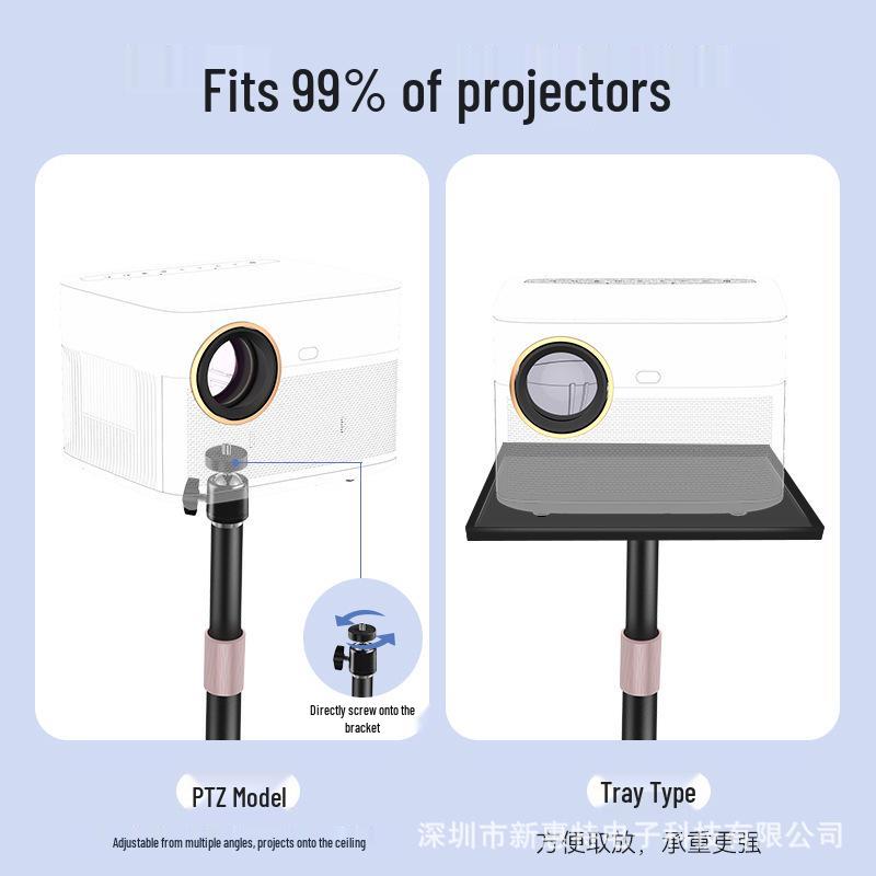 Telescopic Carbon Steel Floor & Wall Projector Stand