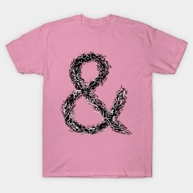 T Shirt Women Ampersand Harajuku Print Kawaii Tshirt Summer Short Sleeve Female T-Shirt Top Tee