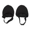 Half Sole Dance Shoe Breathable Stretchy Slip Resistance Half Sole Ballet Slipper for Dance Yoga Practice Black S